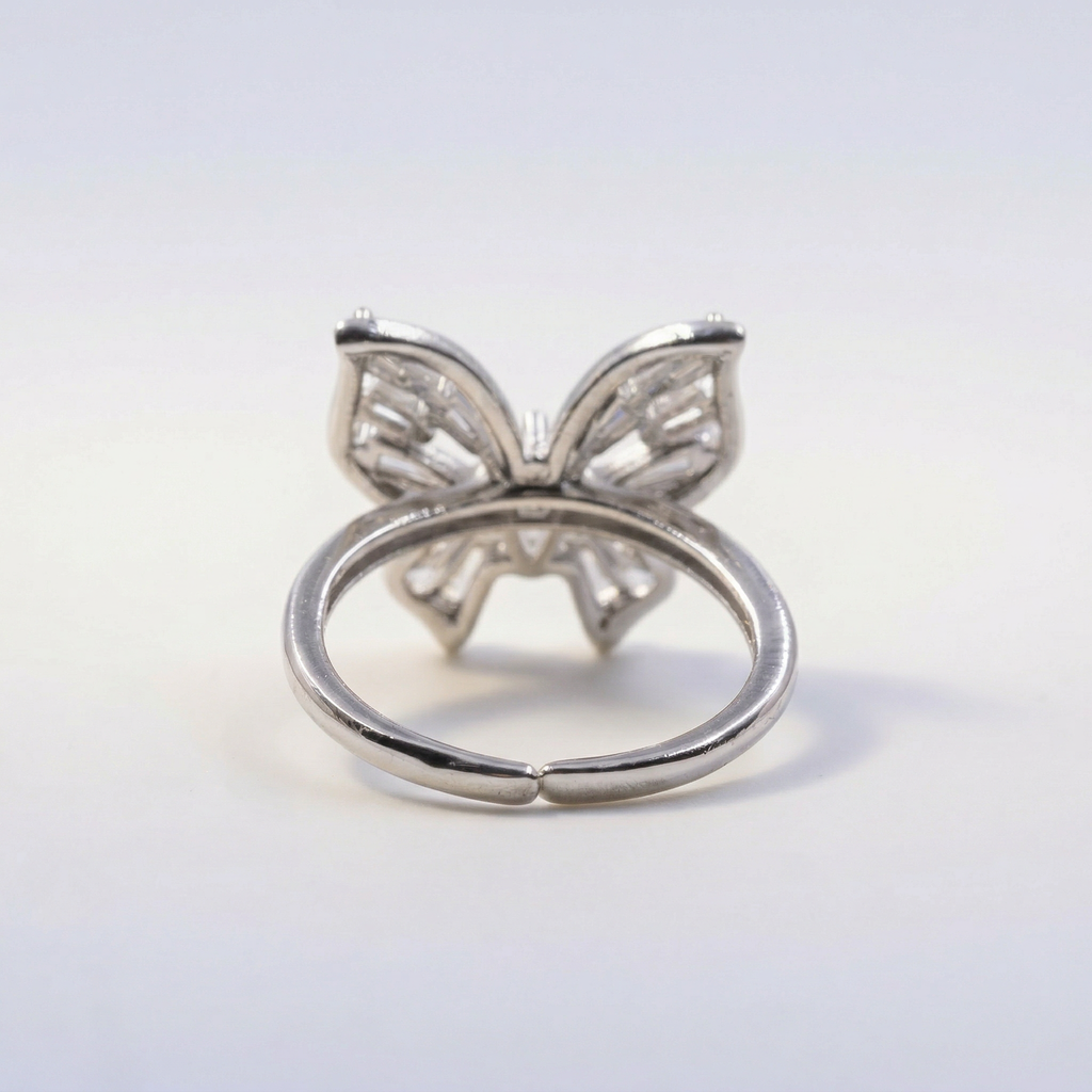 Funkelnder Schmetterling Ring