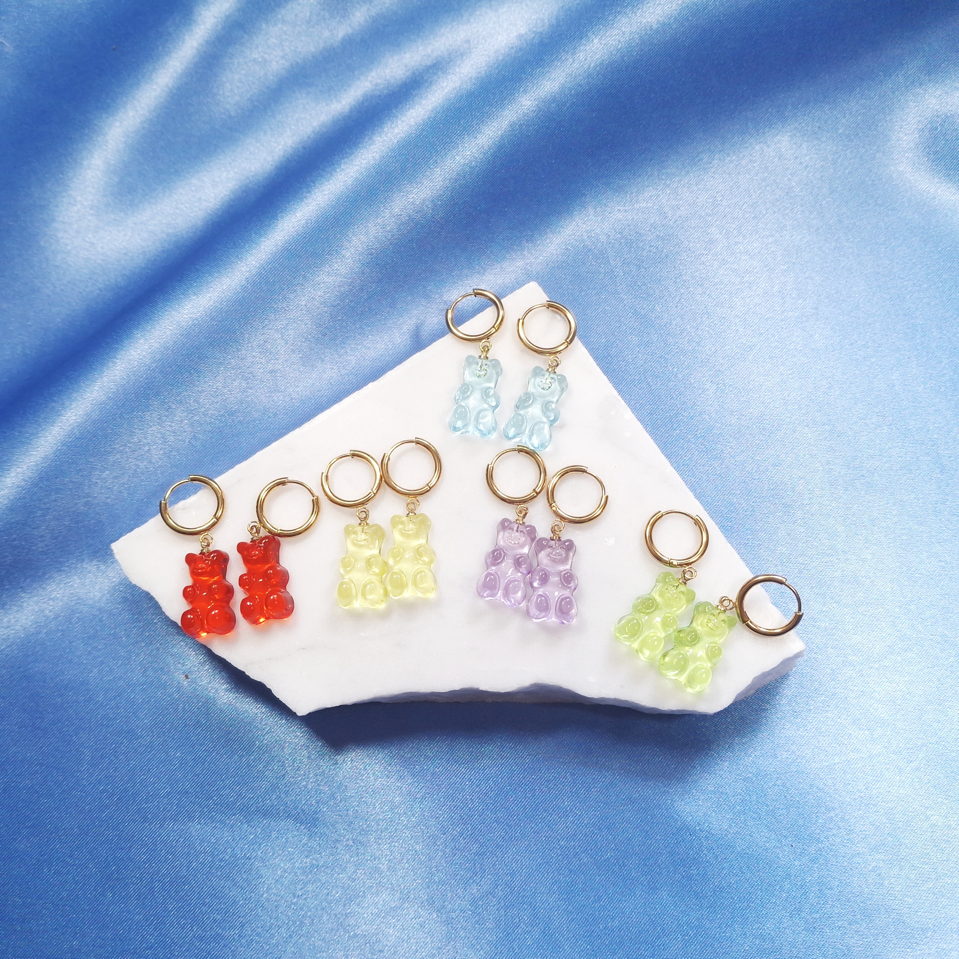 Gummibärchen Huggie Ohrringe