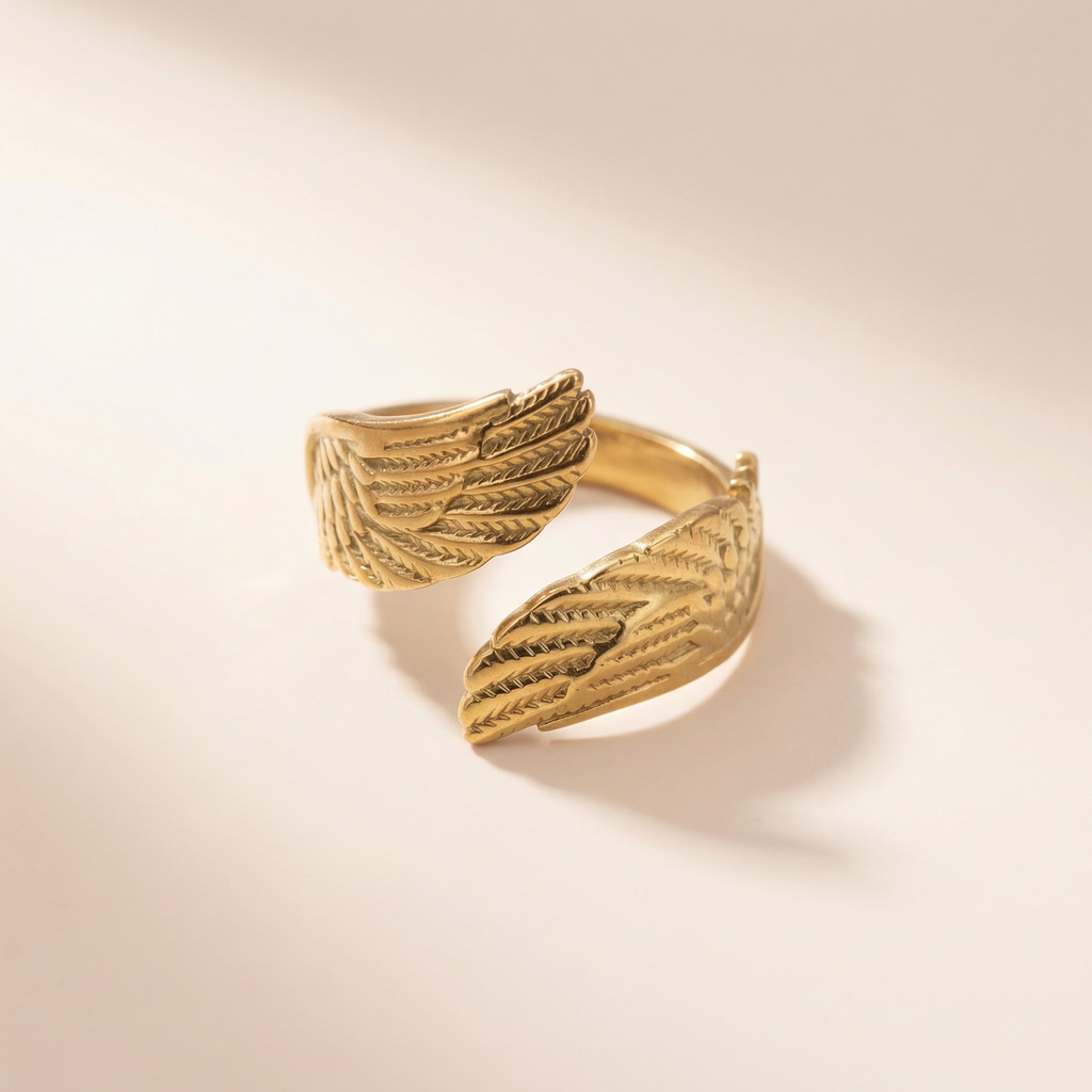 Engelsflügel Cuff Ring