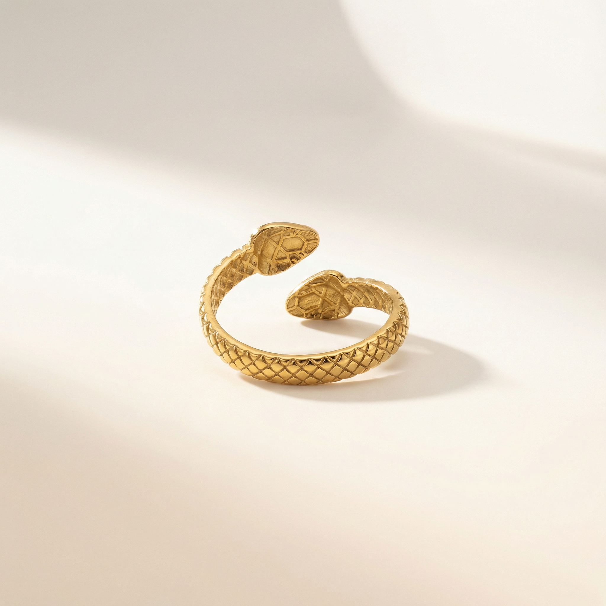 Doppelköpfige Schlange Ring
