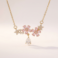 Sakura Glitzerblüten Kette