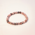 Rosa Zebra Jaspis Armband