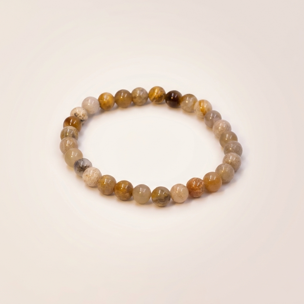 Fossile Koralle Armband