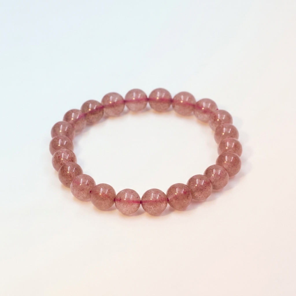 Erdbeerquarz Armband