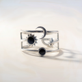 Sonne Mond Sterne Celestial Ring