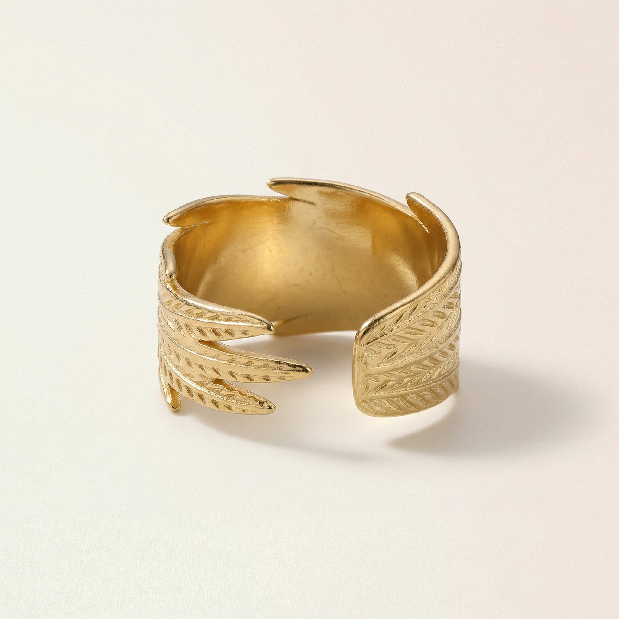 Breite Feder Ring