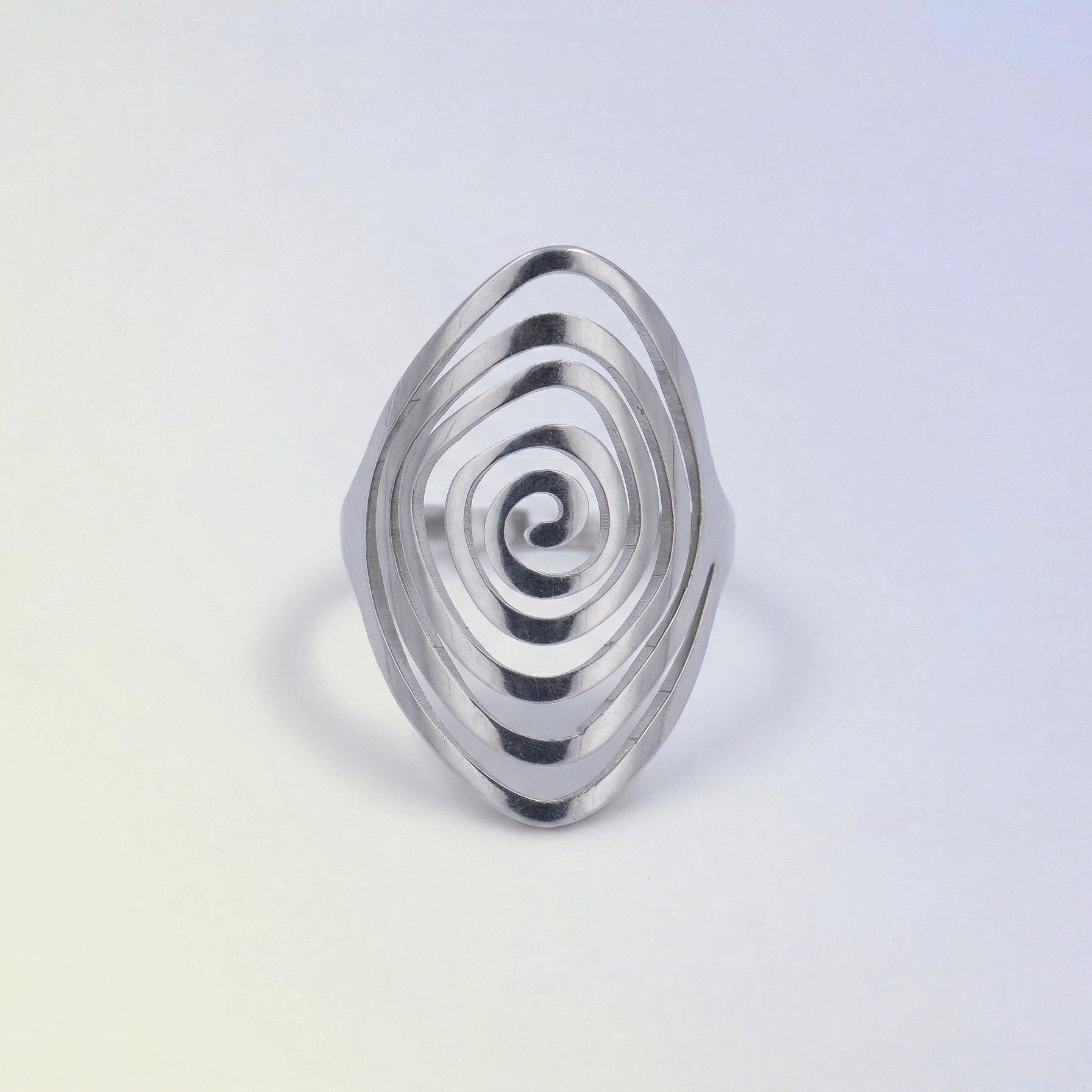 Große Spirale Ring