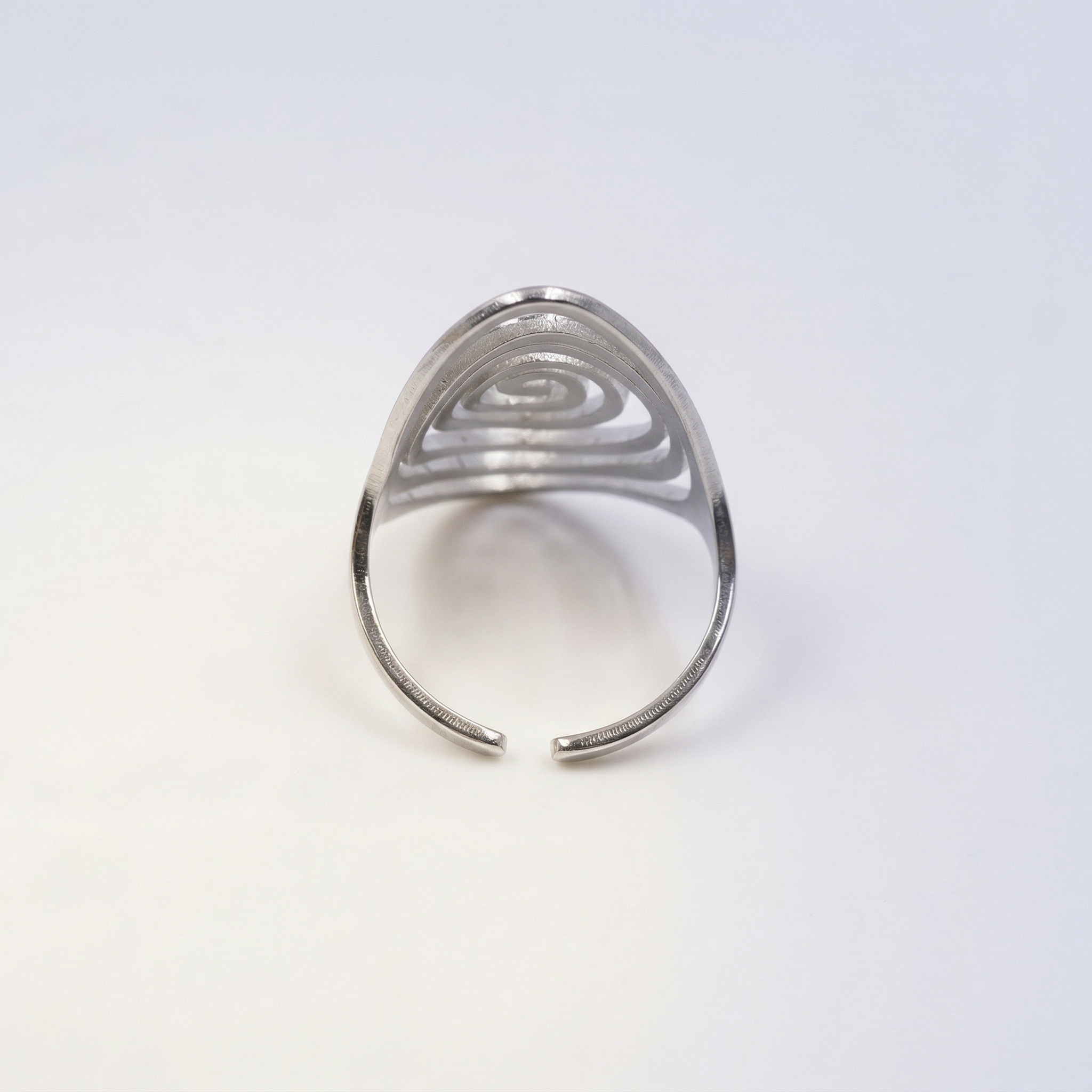 Große Spirale Ring