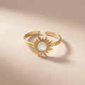 Sonne mit Stein Ring