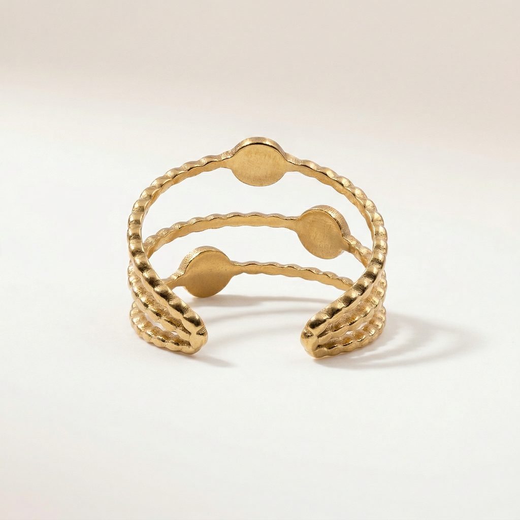 Dreifacher Punkte Ring