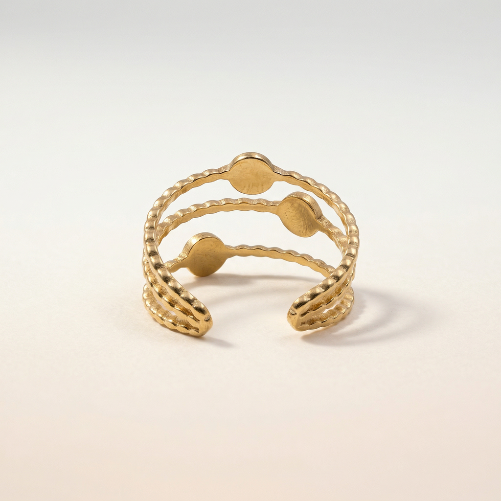 Dreifacher Punkte Ring