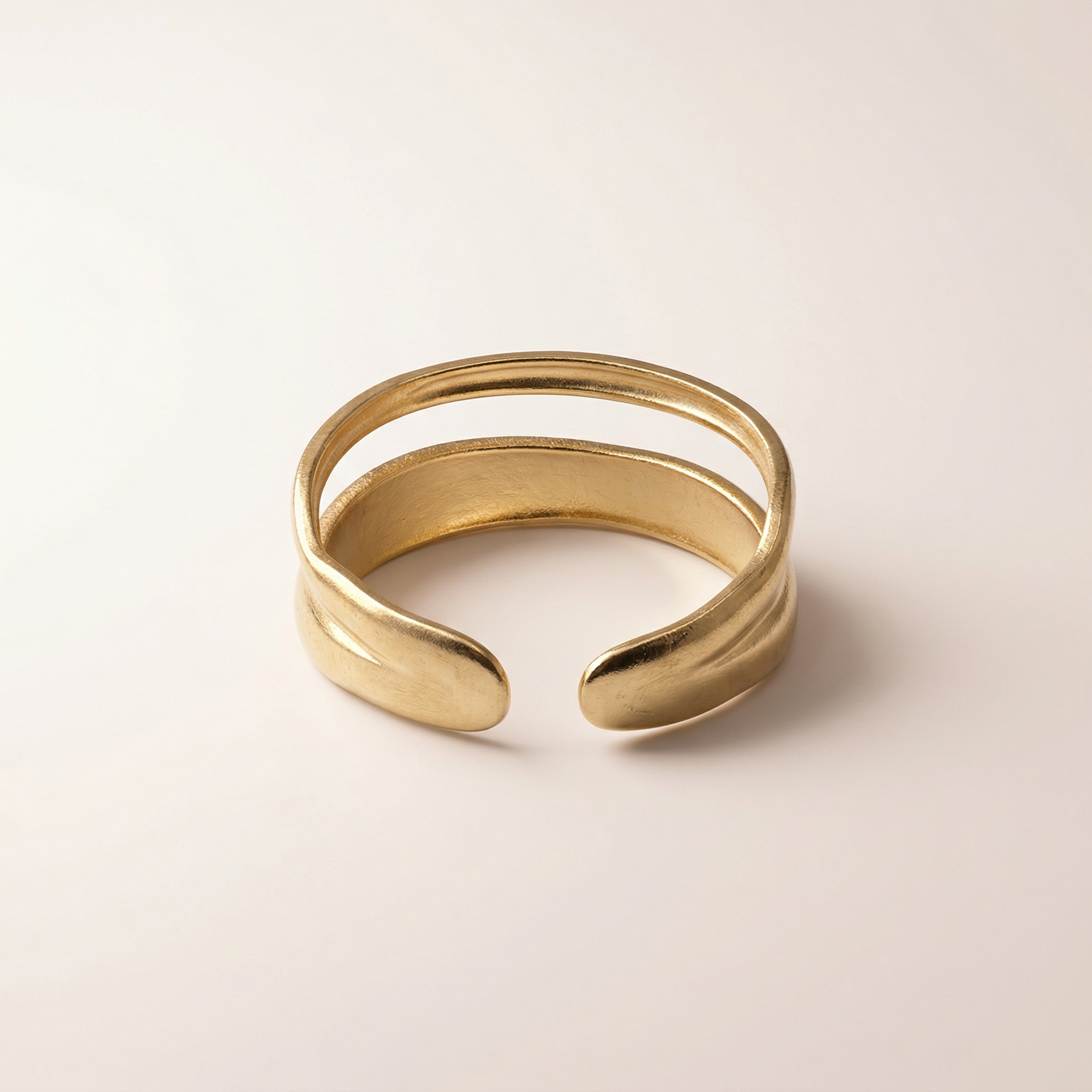 Doppelband Cuff Ring