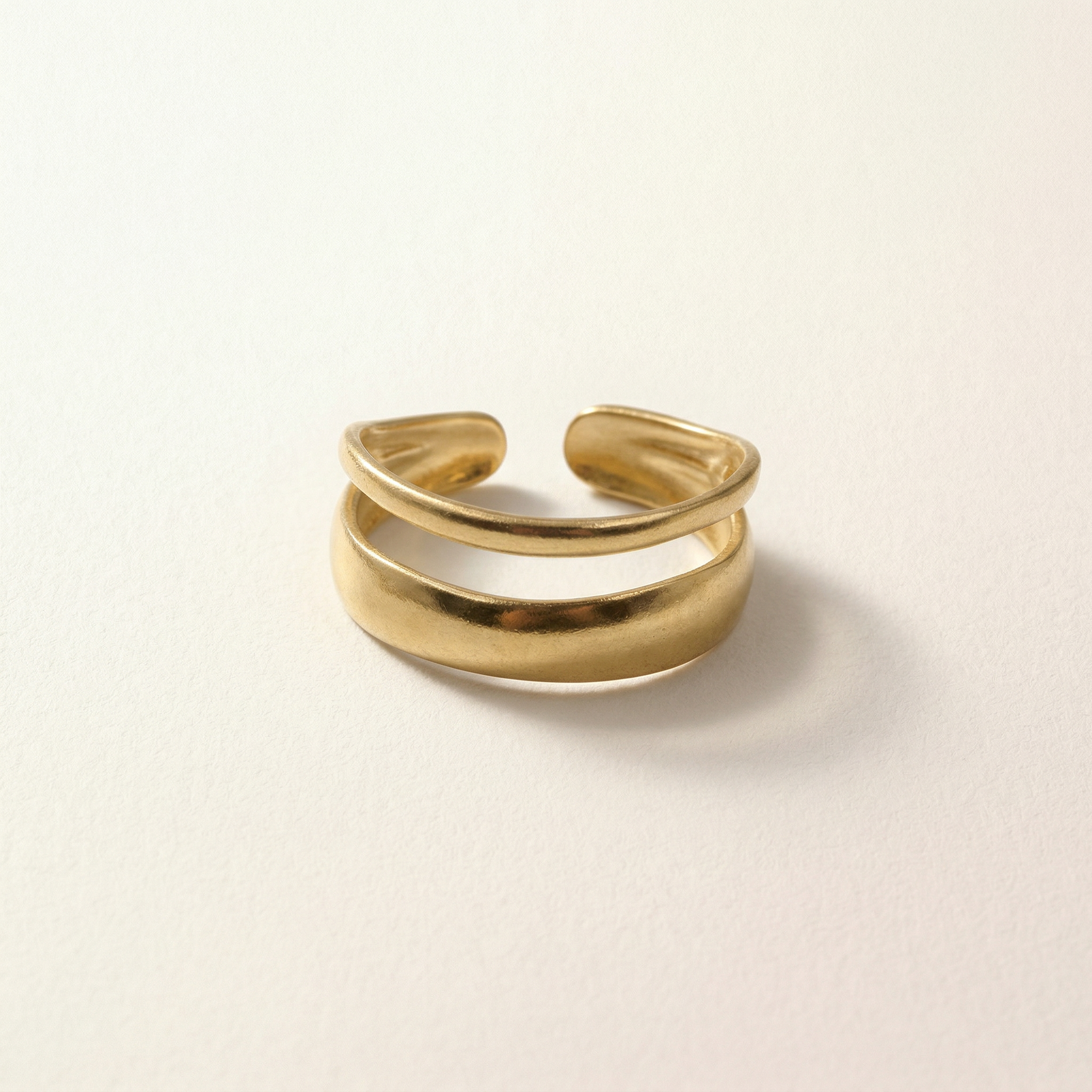 Doppelband Cuff Ring