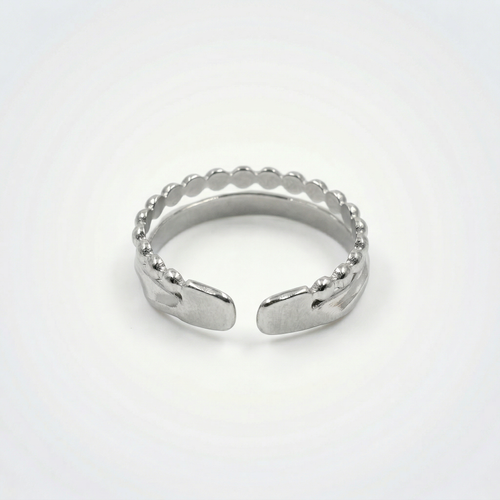 Doppelschleife Pünktchen Ring