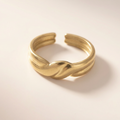 Knoten Cuff Ring