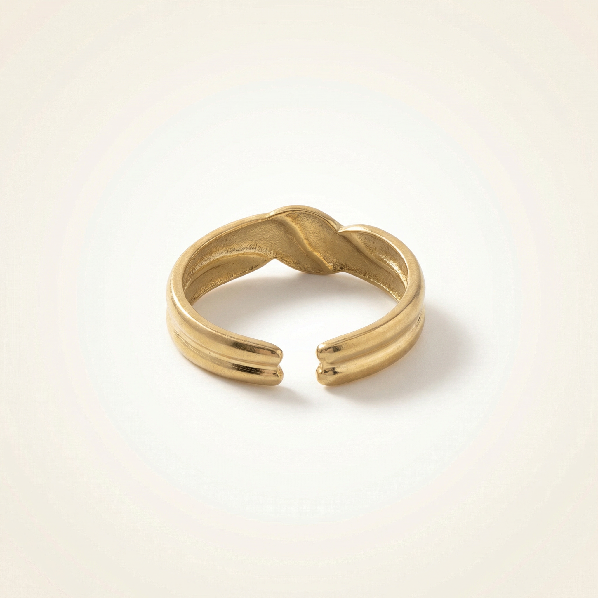 Knoten Cuff Ring