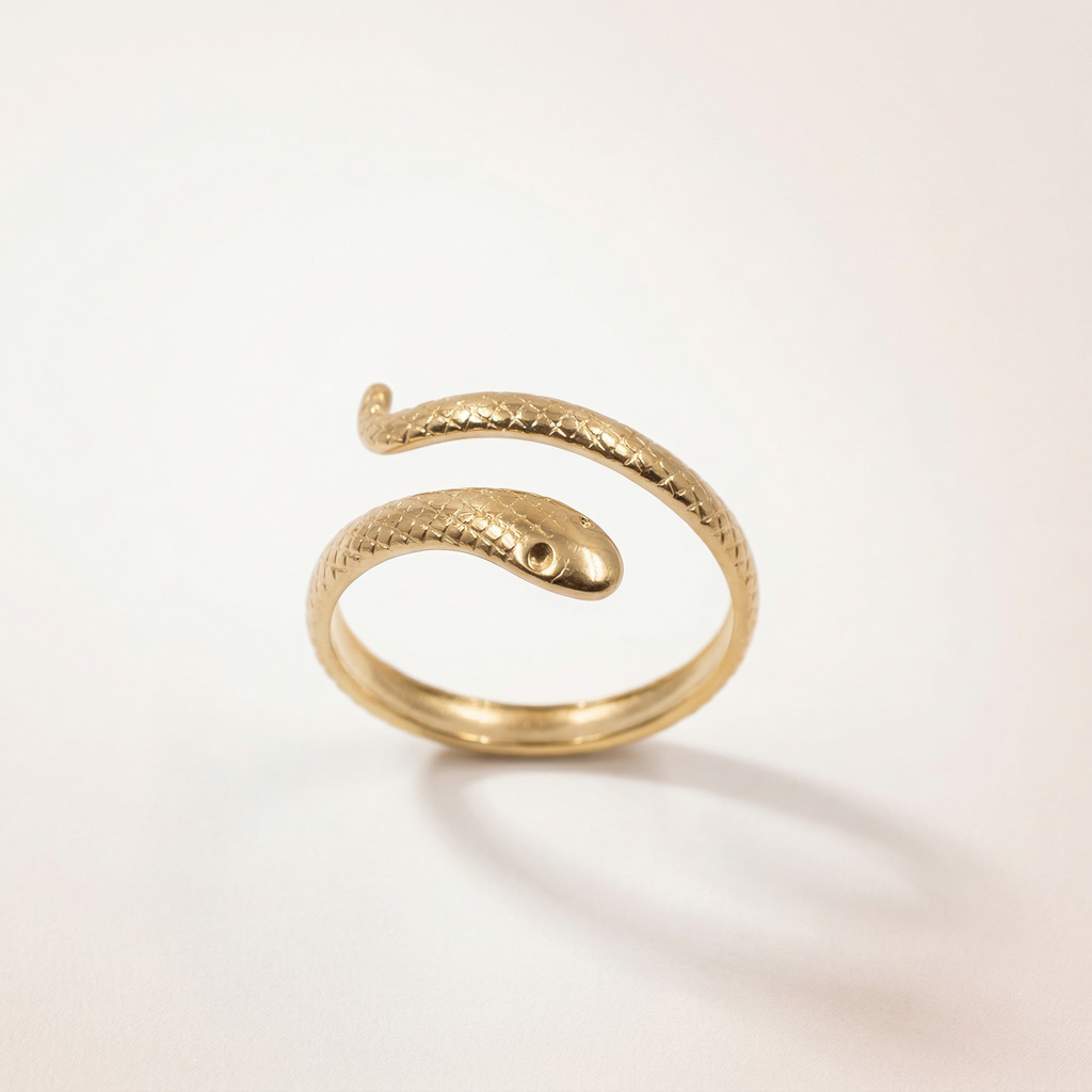 Schmaler Schlangen Ring