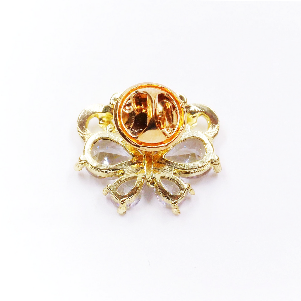 Strass Schmetterling Pin