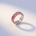 Glamouröser Pinker Eternity Ring
