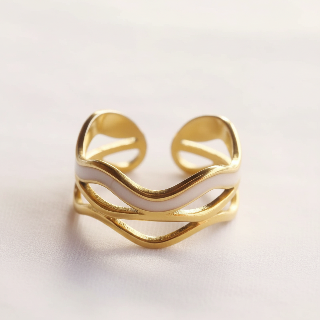 Wellenband Ring