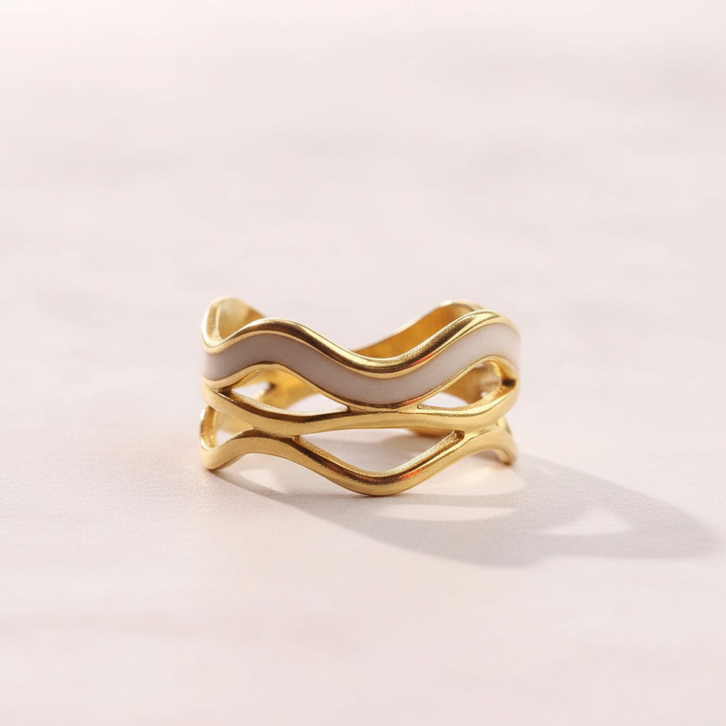 Wellenband Ring