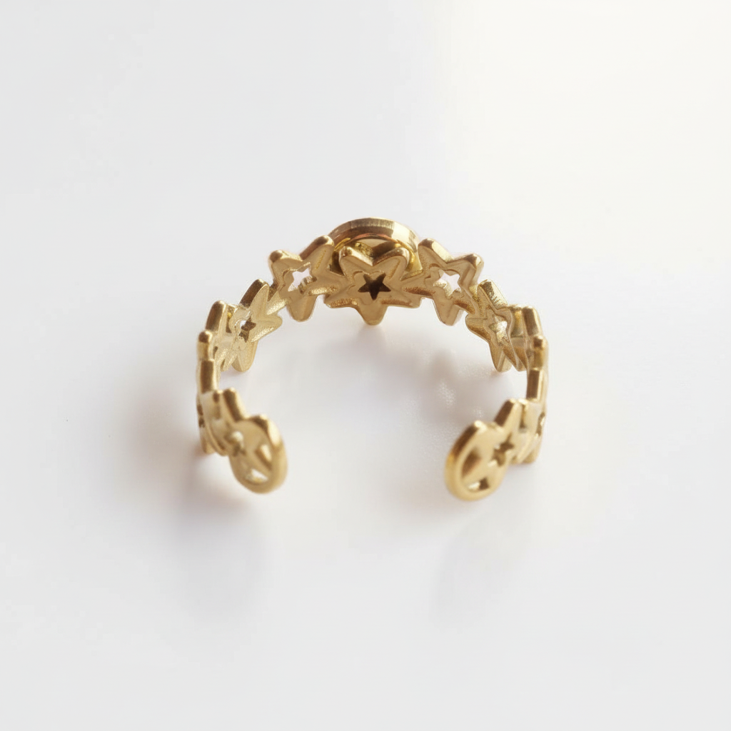 Sternen Ring mit Cabochon