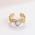 Sternen Ring mit Cabochon