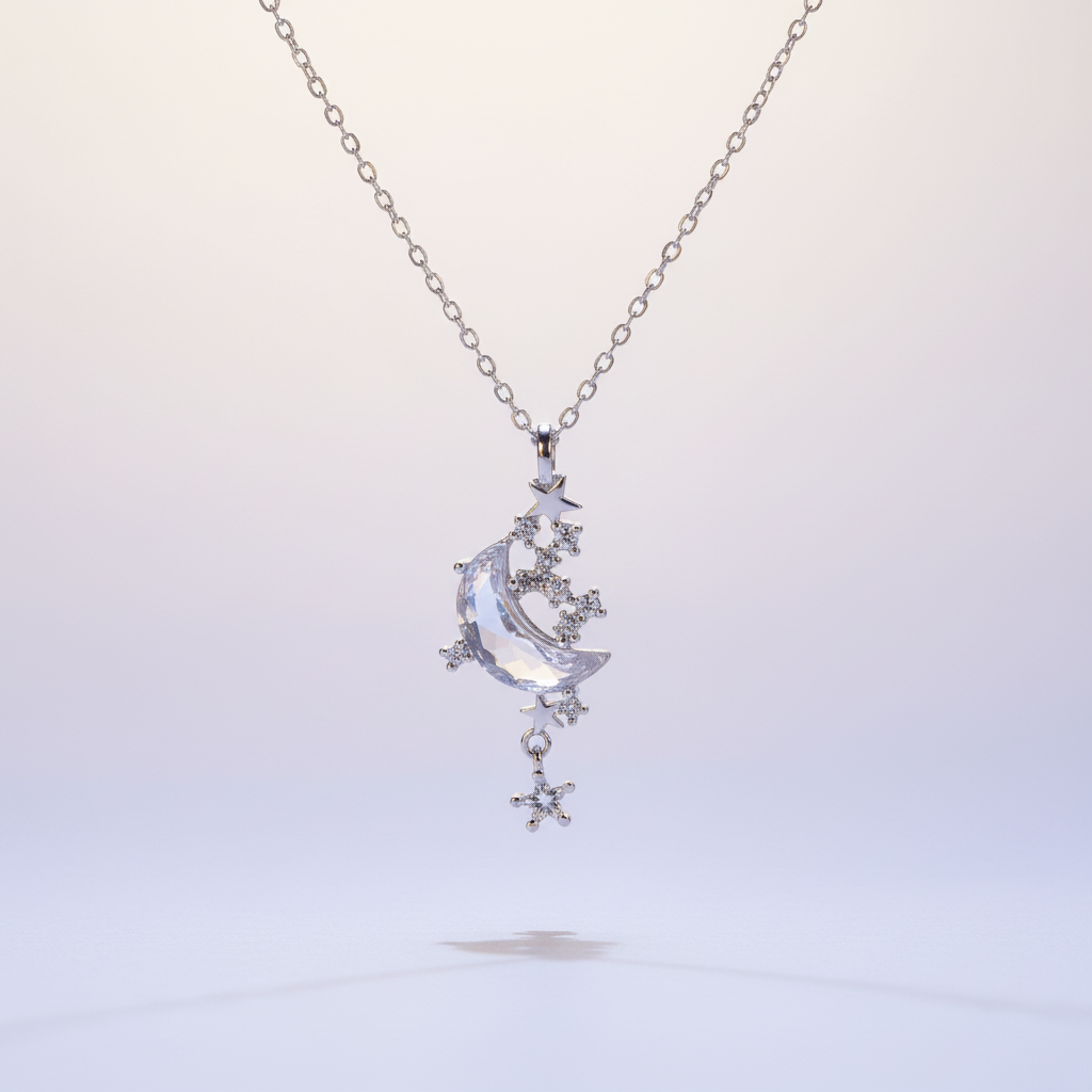 Mond & Sterne Kette