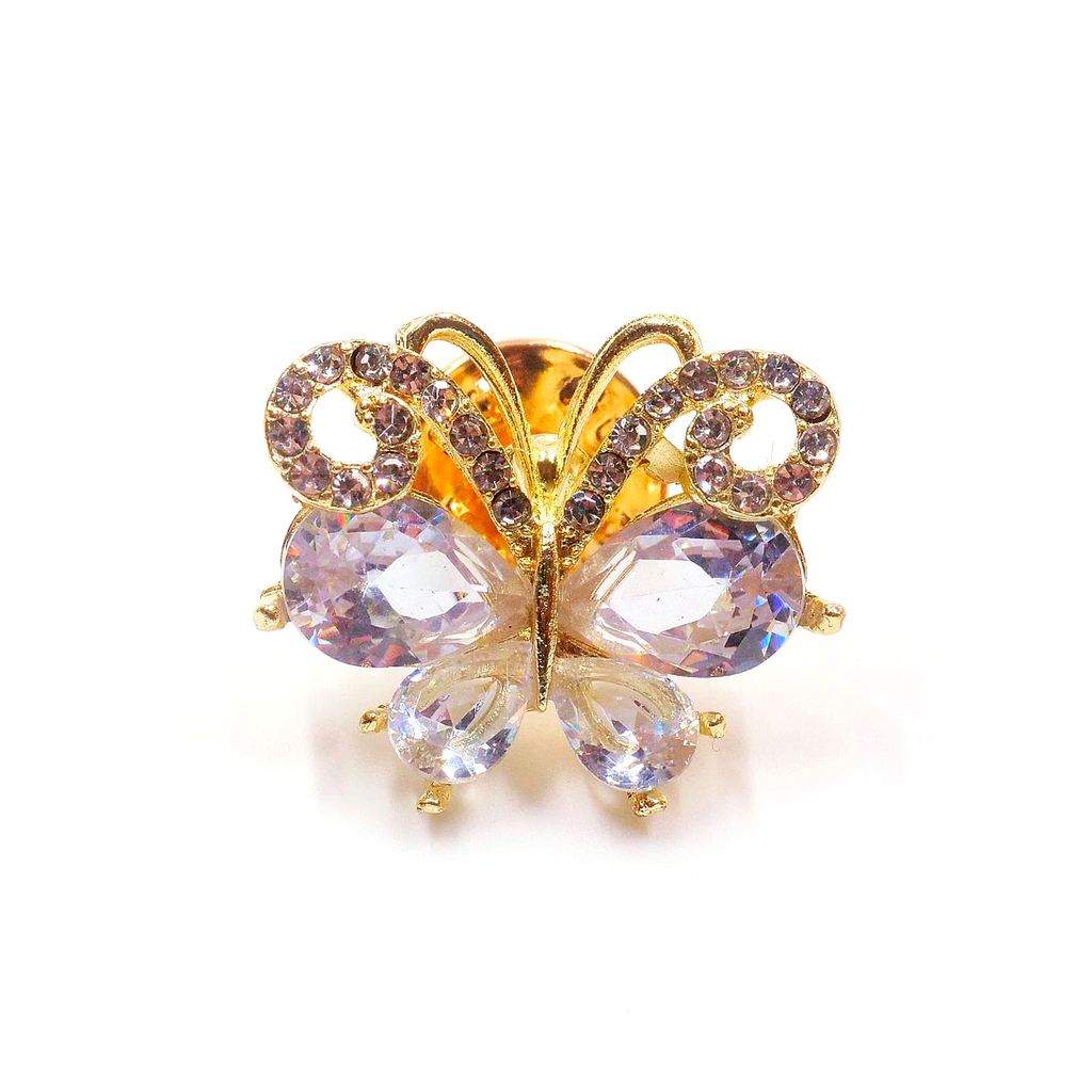 Strass Schmetterling Pin