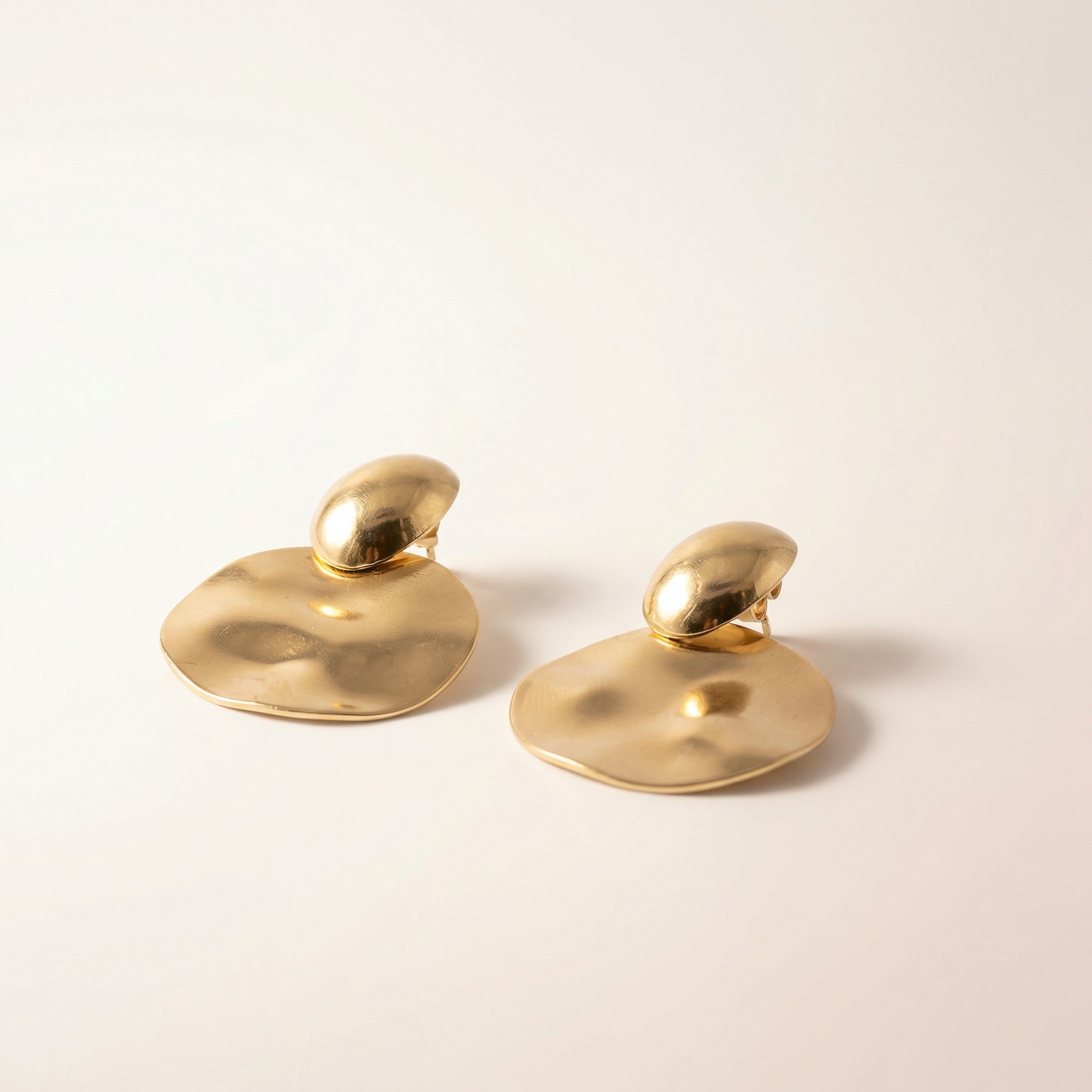 Golden Disc Ohrringe