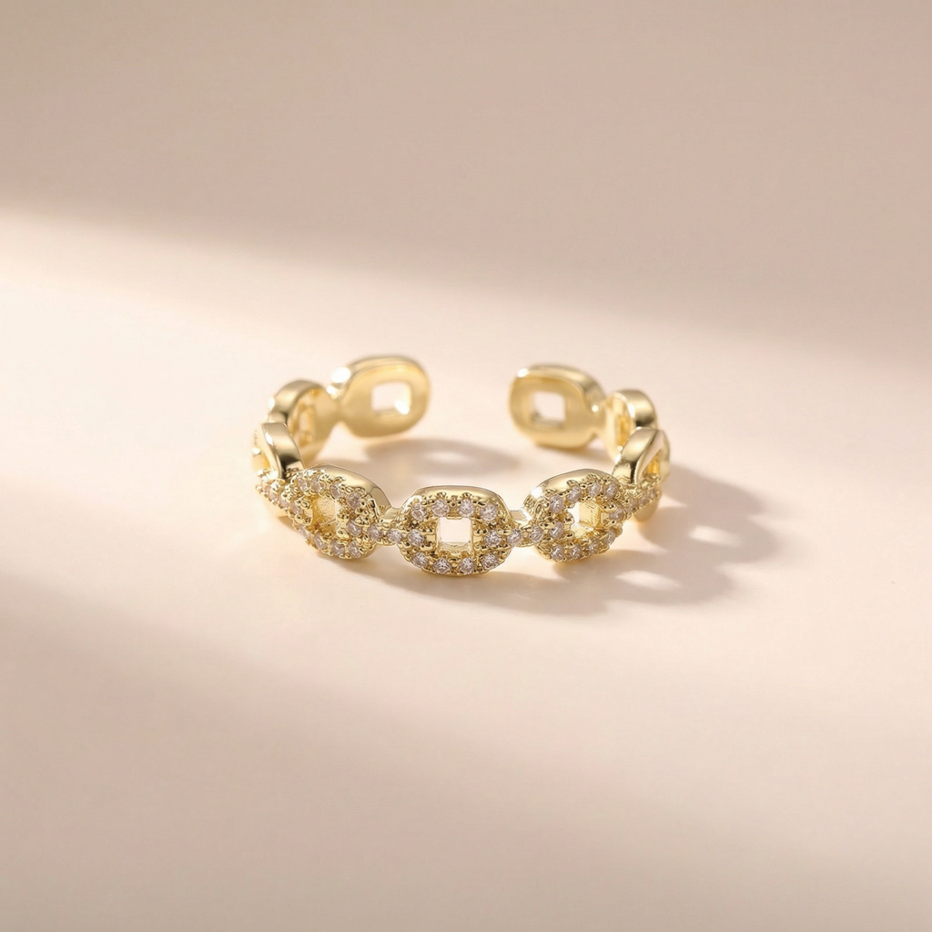 Iced Out Strass Ring
