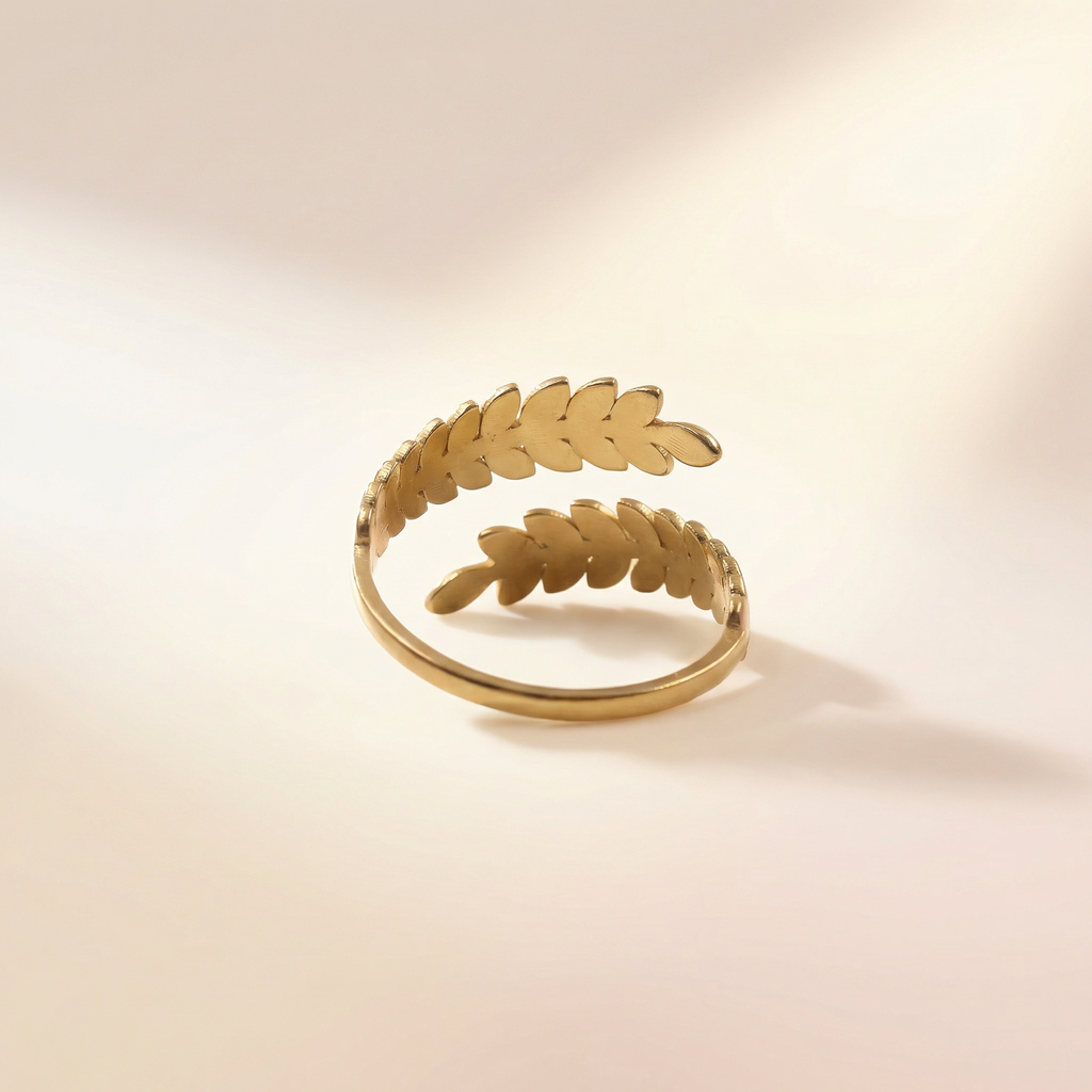 Farnblätter Ring