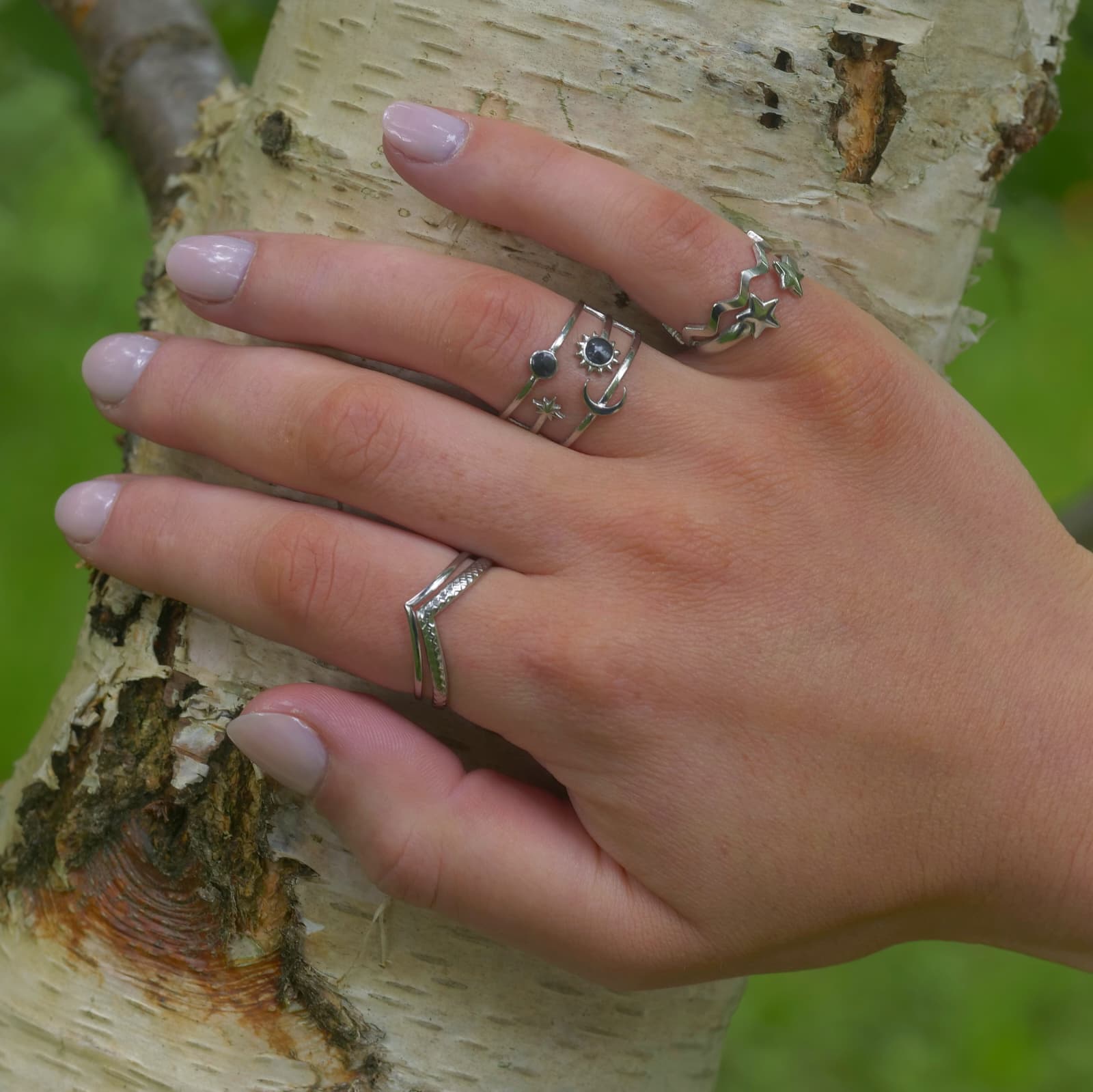 Sternchen Cuff Ring