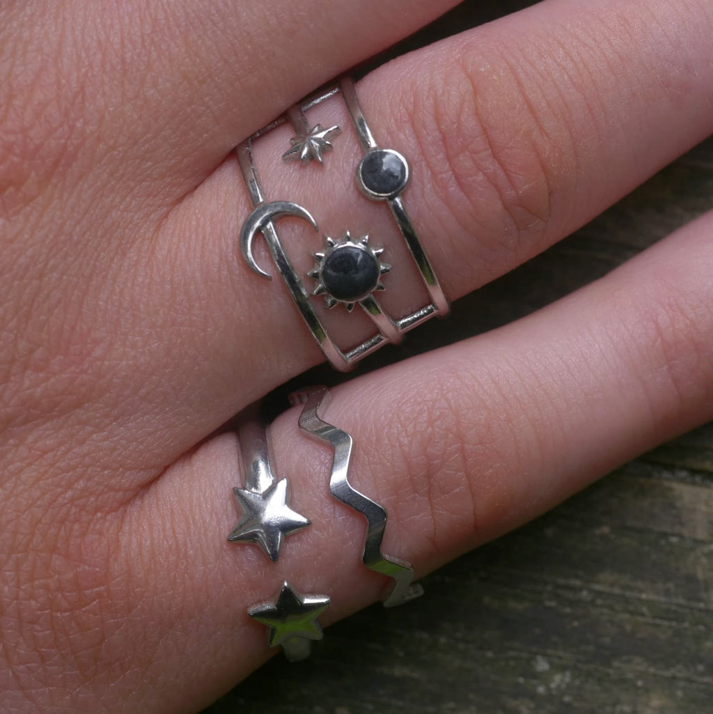 Sternchen Cuff Ring